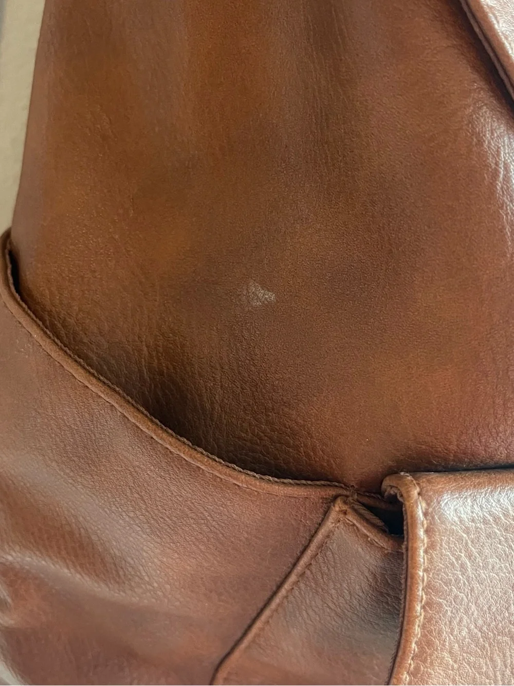 Brown Leather Backpack - Classic Casual Daypack